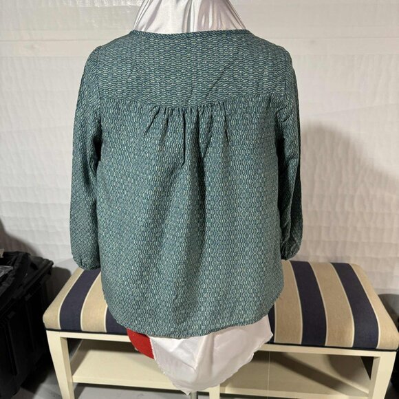 Toad&Co Womens Long Sleeve Windsong Shirt - Whimsy Bohemian Granny Core Shirt - Picture 4 of 10